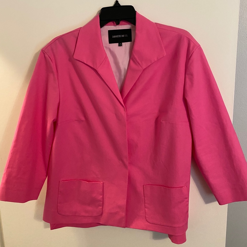 Lafayette 148 New York- Pink Light Weight Jacket